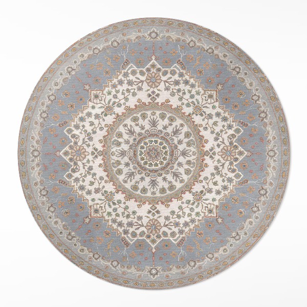 Pvc carpet Delicate plant ornament mandala vintage