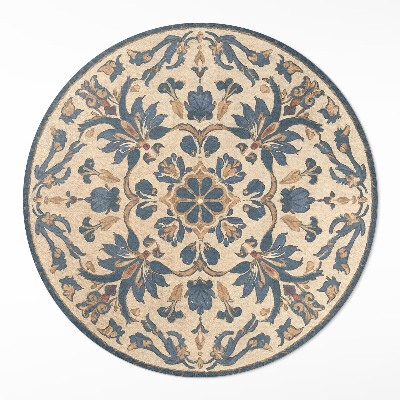 Pvc carpet Rococo style mandala vintage ornament