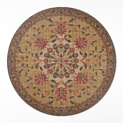 Vinyl rug Delicate floral motifs
