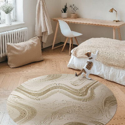 Pvc carpet Boho inspiration in earthy colours