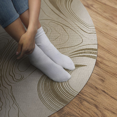 Pvc carpet Boho inspiration in earthy colours