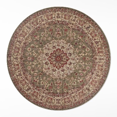 Vinyl floor rug Earthy symmetry in Persian patterns