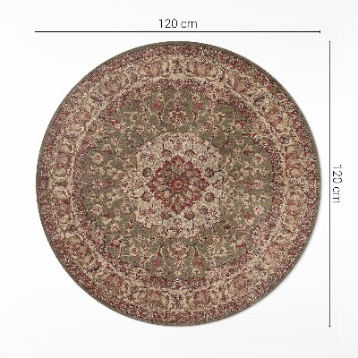 Vinyl floor rug Earthy symmetry in Persian patterns