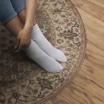 Pvc rug Persian motifs full of richness
