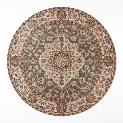 Pvc carpet Delicate Persian motifs in sandy tones