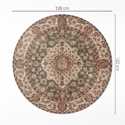 Pvc carpet Delicate Persian motifs in sandy tones