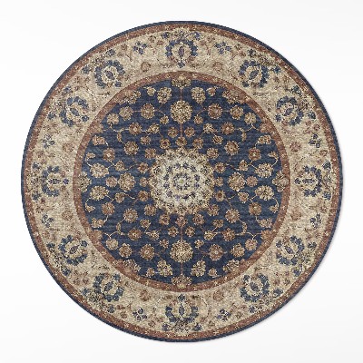 Vinyl rug Oriental geometry