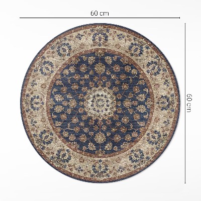 Vinyl rug Oriental geometry