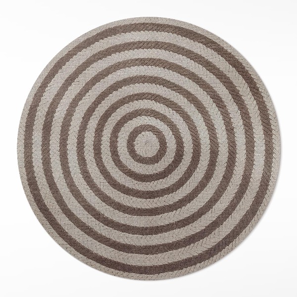 Vinyl rug Imitation of braided rope