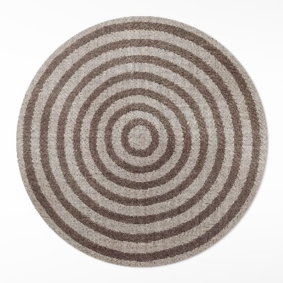Vinyl rug Imitation of braided rope