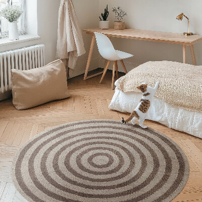 Vinyl rug Imitation of braided rope
