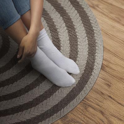 Vinyl rug Imitation of braided rope