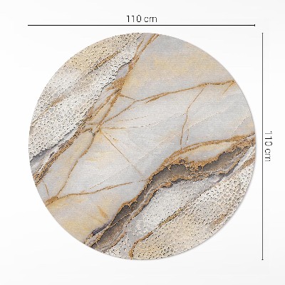 Pvc rug Warm elegance of marble
