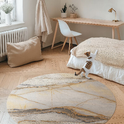 Pvc rug Warm elegance of marble