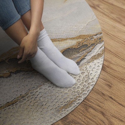 Pvc rug Warm elegance of marble