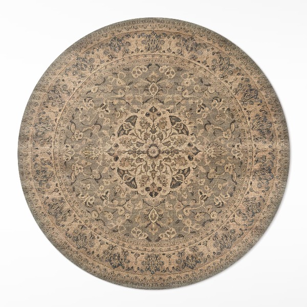 Vinyl floor rug Harmony of earth colours