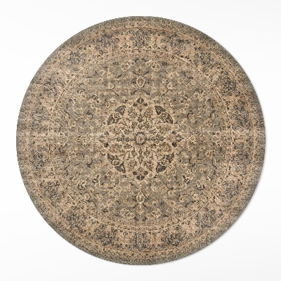 Vinyl floor rug Harmony of earth colours