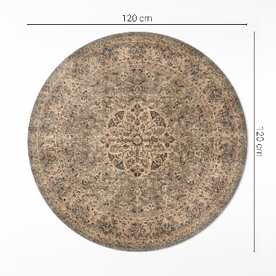 Vinyl floor rug Harmony of earth colours