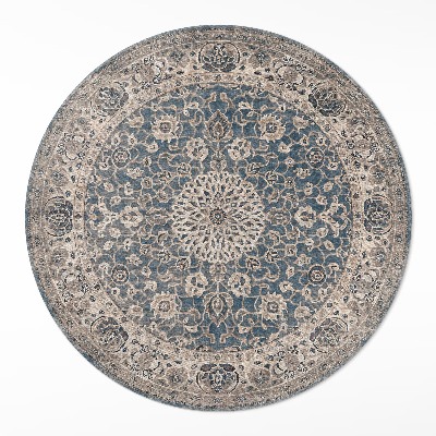 Pvc carpet Earthy composition in Persian style
