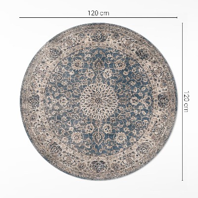 Pvc carpet Earthy composition in Persian style