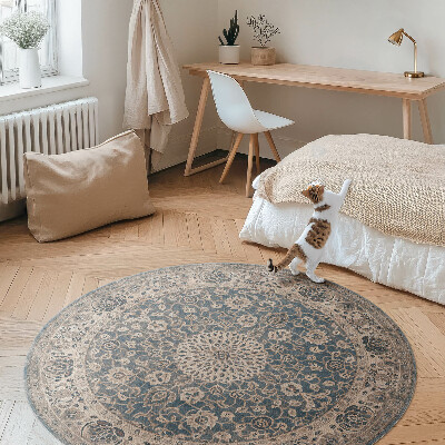 Pvc carpet Earthy composition in Persian style