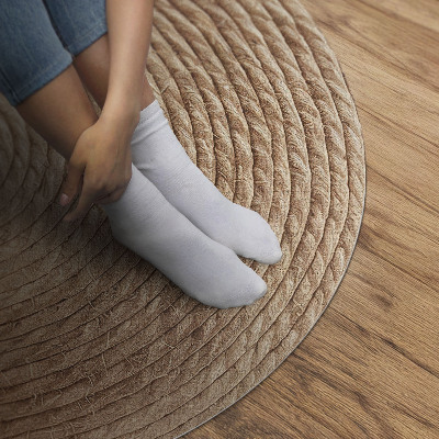Pvc carpet String lines in minimalist style