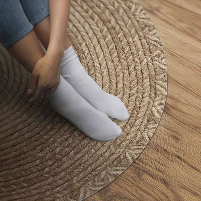 Vinyl rug String geometry