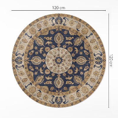 Vinyl floor rug Geometric mandalas in the spirit of the Aztecs