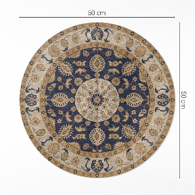 Vinyl floor rug Geometric mandalas in the spirit of the Aztecs