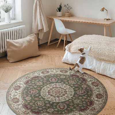 Vinyl rug Persian foliage mandalas