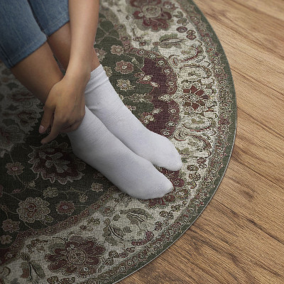 Vinyl rug Persian foliage mandalas