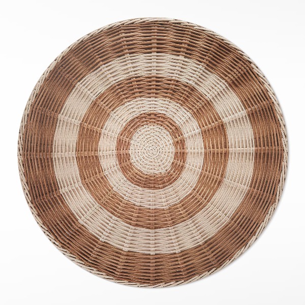 Pvc rug Wicker basket