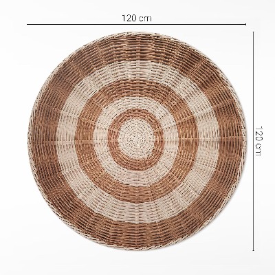 Pvc rug Wicker basket