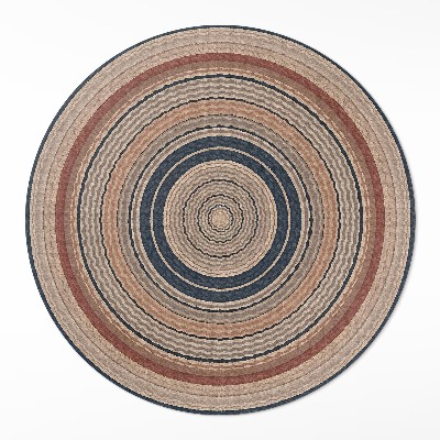 Pvc carpet Knitwear in warm tones