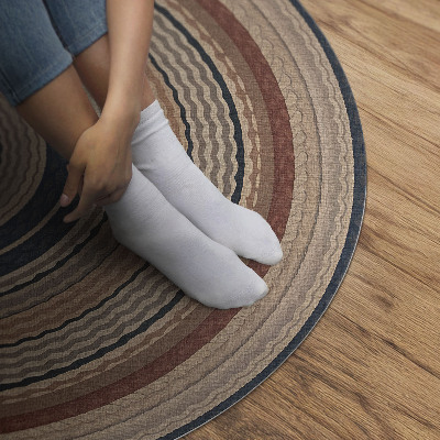 Pvc carpet Knitwear in warm tones