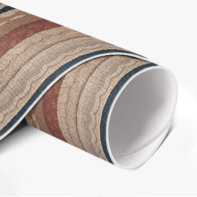 Pvc carpet Knitwear in warm tones
