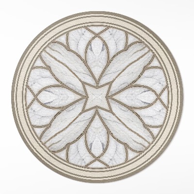 Vinyl rug Marble stained glass