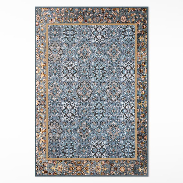 Vinyl rug Vintage ethnic decorative mosaic