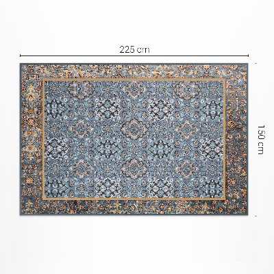 Vinyl rug Vintage ethnic decorative mosaic