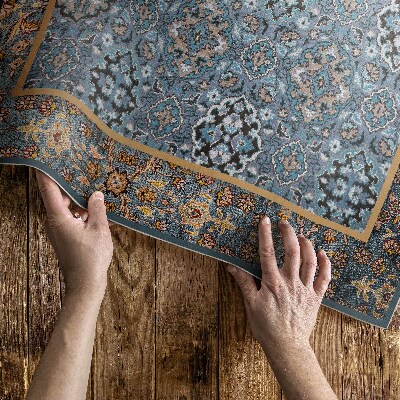 Vinyl rug Vintage ethnic decorative mosaic