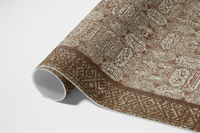 Vinyl rug Vintage ornamental mosaic pattern