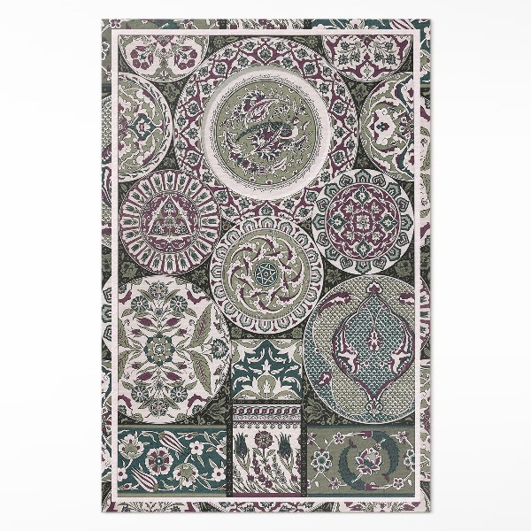 Vinyl rug Mandalas by Albert Racinet