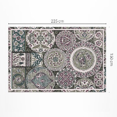 Vinyl rug Mandalas by Albert Racinet
