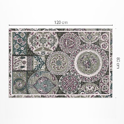 Vinyl rug Mandalas by Albert Racinet