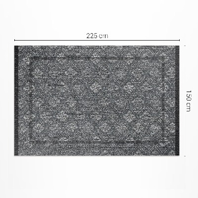 Vinyl floor rug Decorative texture ornament