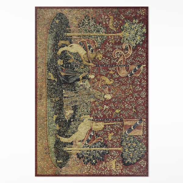 Pvc carpet Medieval imitation fabric vintage