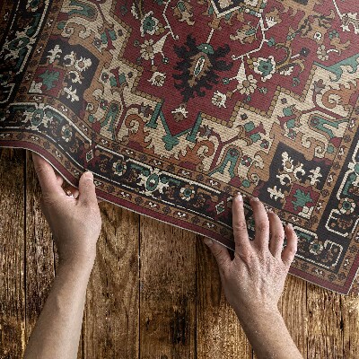 Vinyl floor rug Classic Turkish pattern imitation fabric