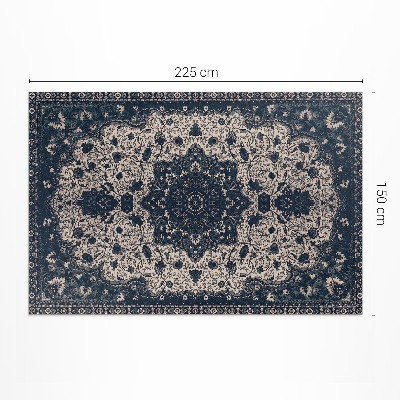 Vinyl floor rug Old style ornamental pattern