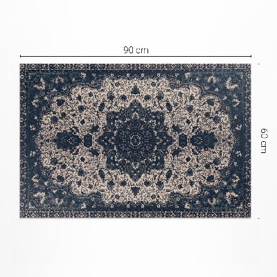 Vinyl floor rug Old style ornamental pattern