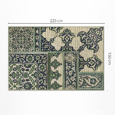 Vinyl rug Decorative design by Albert Racinet